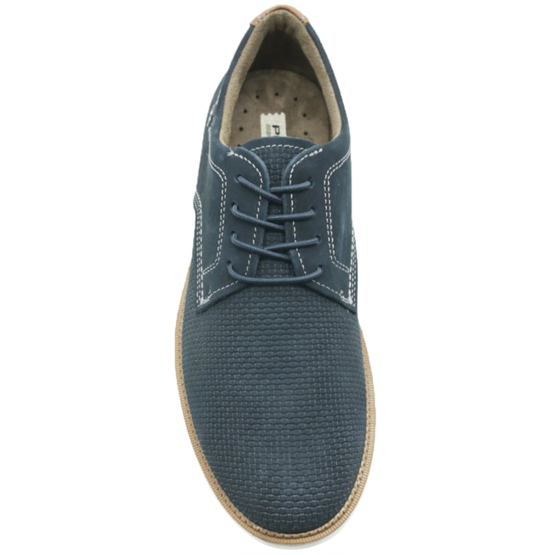 MASCULINO SAPATO CASUAL PEGADA 126705 05 NOBUCK MARINHO/PULL UP CONHAQUE