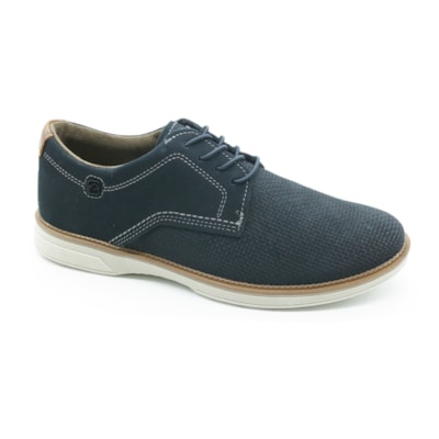 MASCULINO SAPATO CASUAL PEGADA 126705 05 NOBUCK MARINHO/PULL UP CONHAQUE
