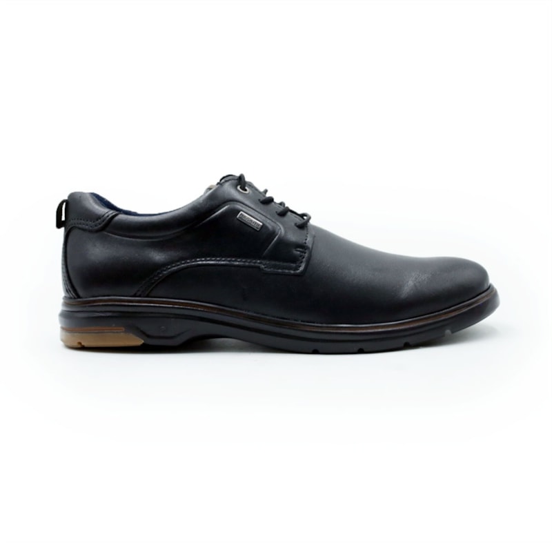 MASCULINO SAPATO CASUAL PEGADA  127304 02 STRETCH PRETO/PULL UP CONHAQUE
