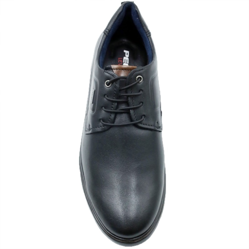 MASCULINO SAPATO CASUAL PEGADA  127304 02 STRETCH PRETO/PULL UP CONHAQUE