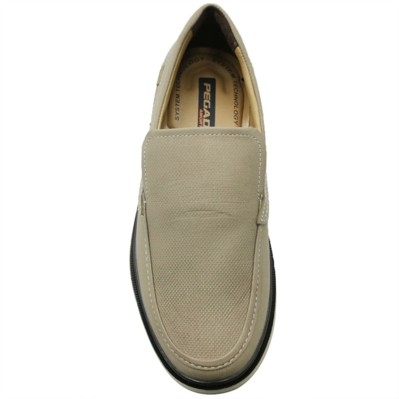 MASCULINO SAPATO CASUAL PEGADA  127602 03 JEANS AREIA