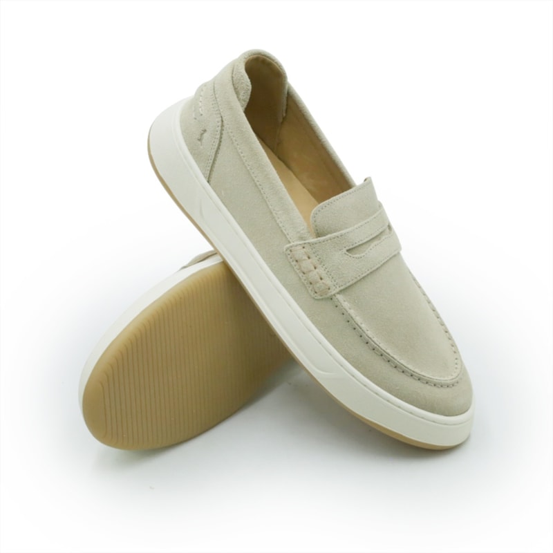 MASCULINO SAPATO CASUAL RESERVA CAPRI R753160076 0001 CREME