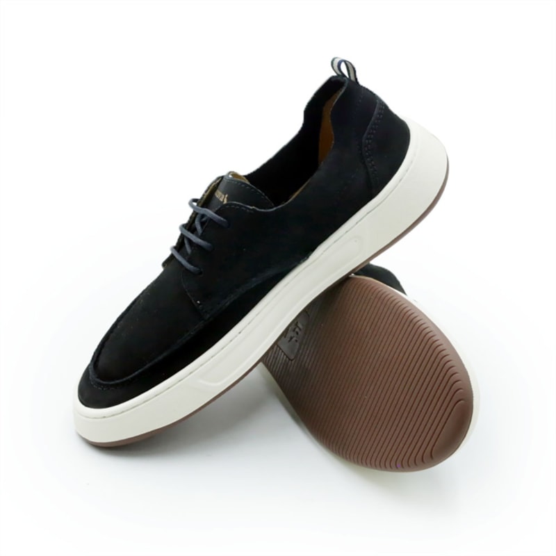 MASCULINO SAPATO CASUAL RESERVA R753160004 0002 PRETO/MARINHO