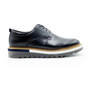 MASCULINO SAPATO CASUAL SPARVIERO  14600 PRETO SHARK