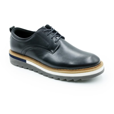 MASCULINO SAPATO CASUAL SPARVIERO  14600 PRETO SHARK