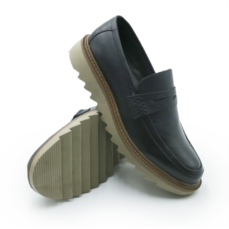 MASCULINO SAPATO CASUAL SPARVIERO 35001 NATURALLE PRETO
