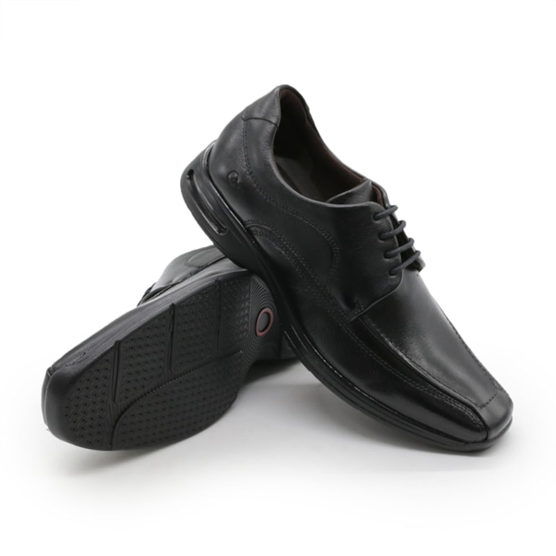 MASCULINO SAPATO SOCIAL COM CADARCO DEMOCRATA  448026 003 PRETO