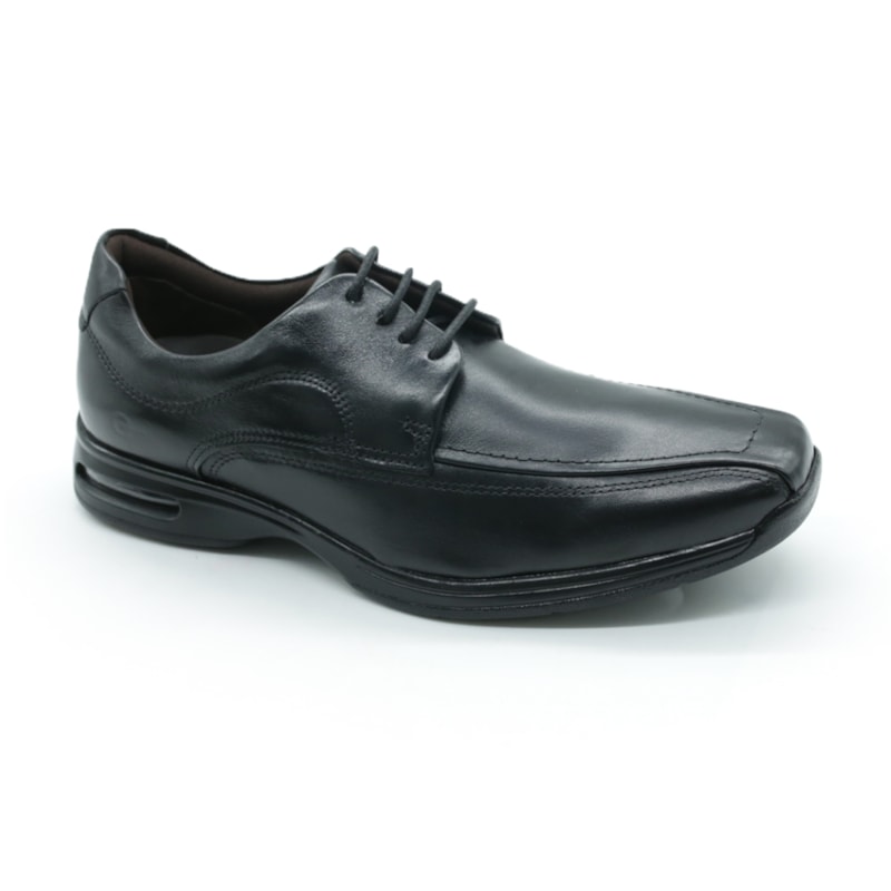 MASCULINO SAPATO SOCIAL COM CADARCO DEMOCRATA  448026 003 PRETO