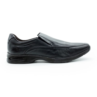 MASCULINO SAPATO SOCIAL COM CADARCO DEMOCRATA 448027 PRETO.