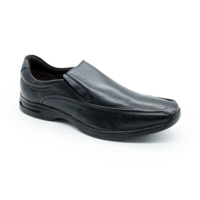 MASCULINO SAPATO SOCIAL COM CADARCO DEMOCRATA 448027 PRETO.