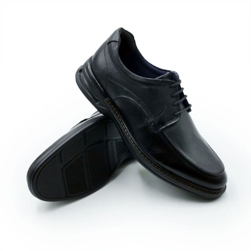 MASCULINO SAPATO SOCIAL COM CADARCO DEMOCRATA AIR MAGNUM  593101 001 PRETO