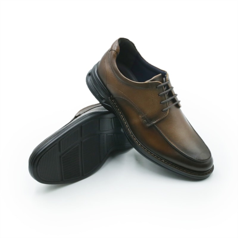 MASCULINO SAPATO SOCIAL COM CADARCO DEMOCRATA AIR MAGNUM  593101 002 TAN