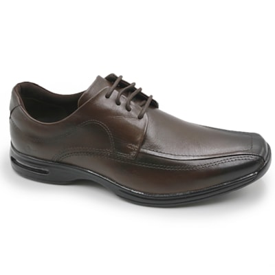 MASCULINO SAPATO SOCIAL COM CADARCO DEMOCRATA AIR SPOT 448026 004 TABACO