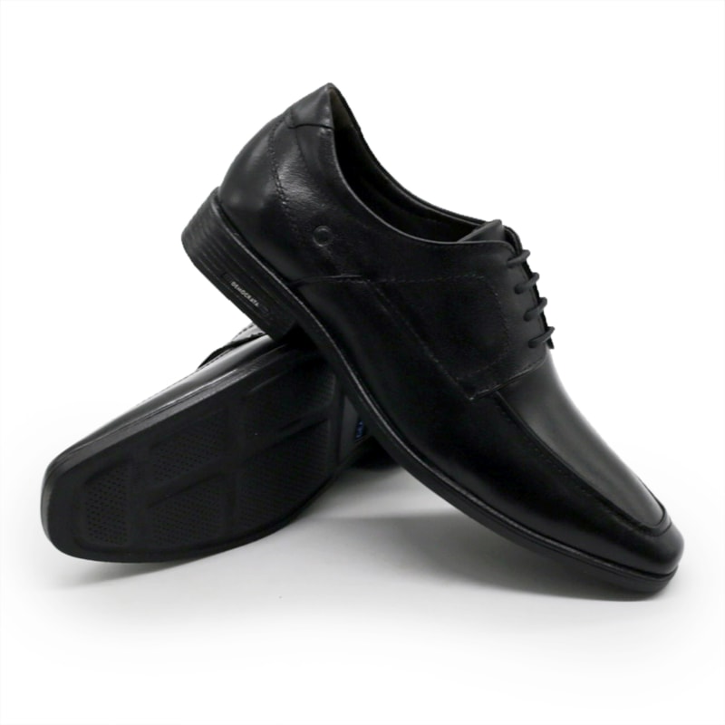 MASCULINO SAPATO SOCIAL COM CADARCO DEMOCRATA POINTER HI  250104 001 PRETO