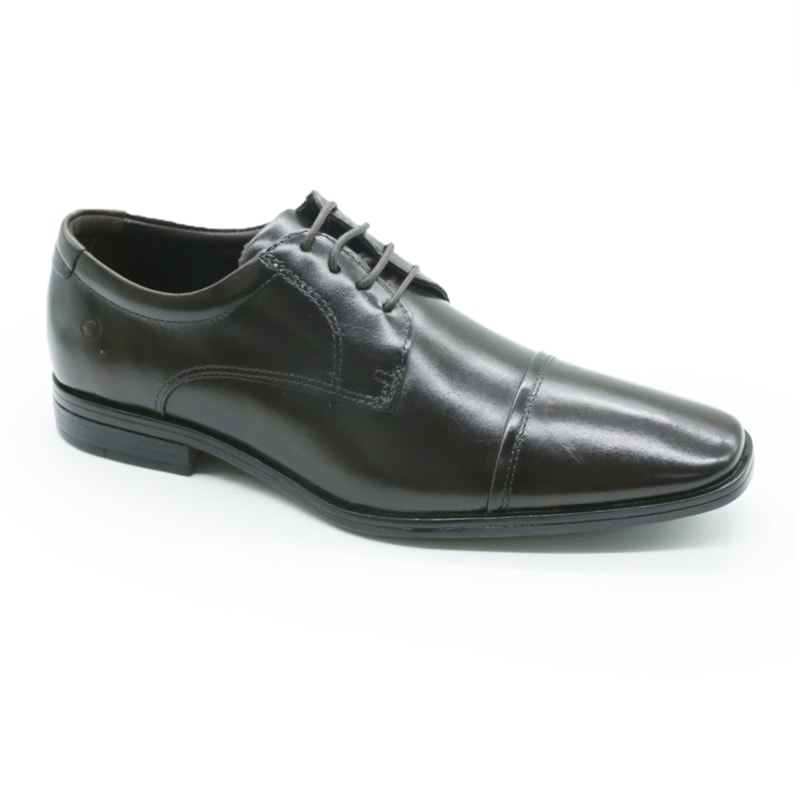 MASCULINO SAPATO SOCIAL COM CADARCO DEMOCRATA VEGA  055201 002 MAHOGANY