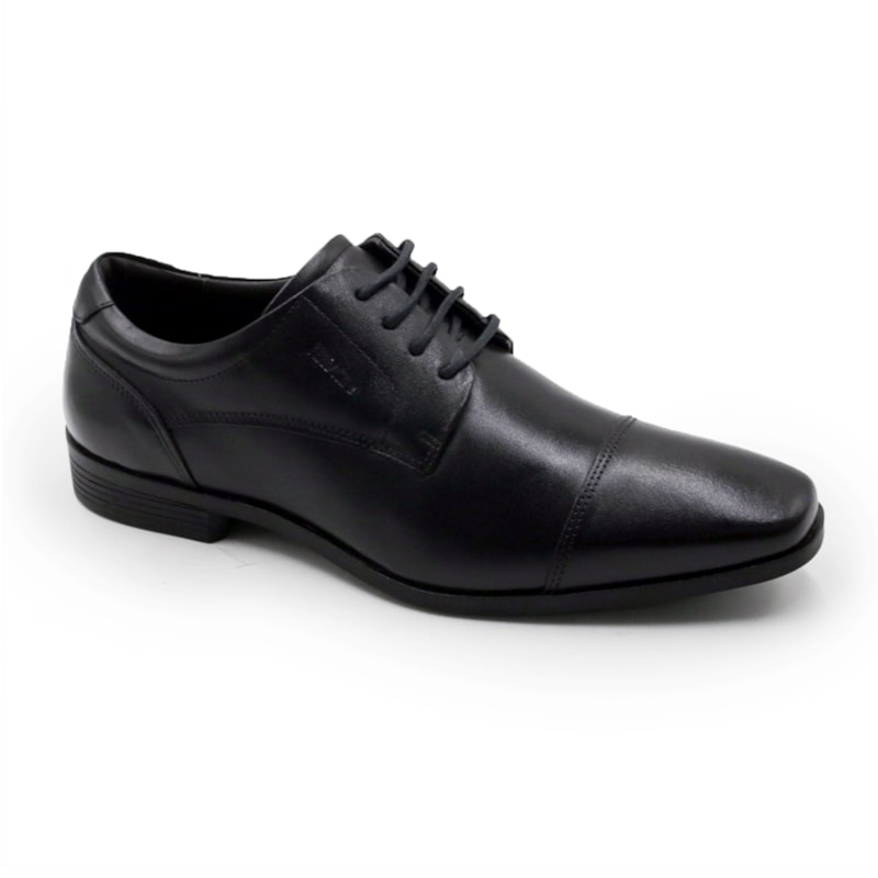 MASCULINO SAPATO SOCIAL COM CADARCO FERRACINI 4460 281 G ALPINA PRETO