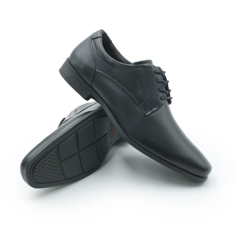 MASCULINO SAPATO SOCIAL COM CADARCO FERRACINI  4463 281 G ALPINA PRETO