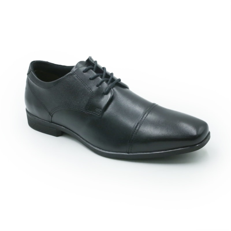 MASCULINO SAPATO SOCIAL COM CADARCO FERRACINI LONDON  4476 281 G EASY PRETO