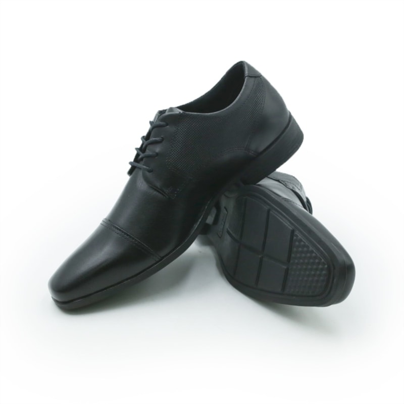 MASCULINO SAPATO SOCIAL COM CADARCO FERRACINI LONDON  4476 281 G EASY PRETO