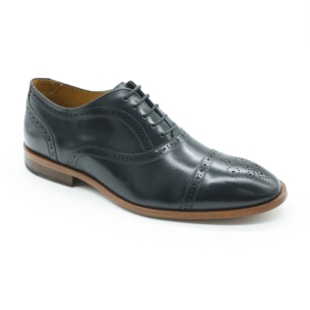 MASCULINO SAPATO SOCIAL COM CADARCO VICCINI DANTE 02 CALFANIL PRETO