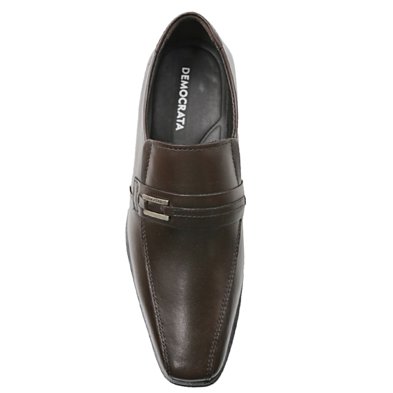 MASCULINO SAPATO SOCIAL SEM CADARCO DEMOCRATA 244102 002 CAFE