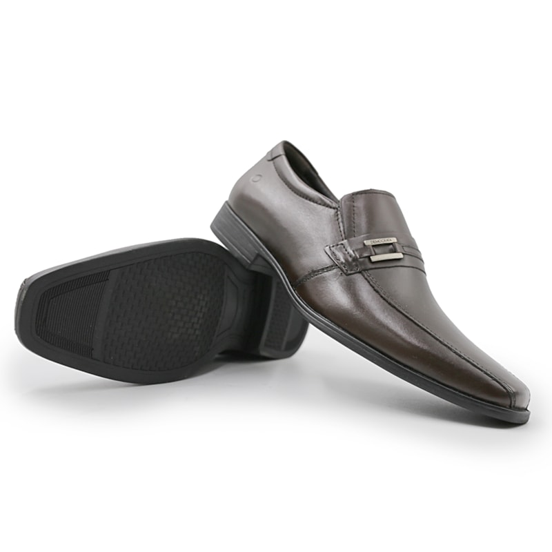 MASCULINO SAPATO SOCIAL SEM CADARCO DEMOCRATA 244102 002 CAFE