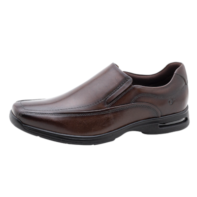 MASCULINO SAPATO SOCIAL SEM CADARCO DEMOCRATA 448027 004 TABACO