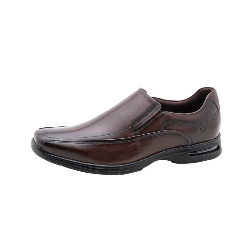 MASCULINO SAPATO SOCIAL SEM CADARCO DEMOCRATA 448027 004 TABACO