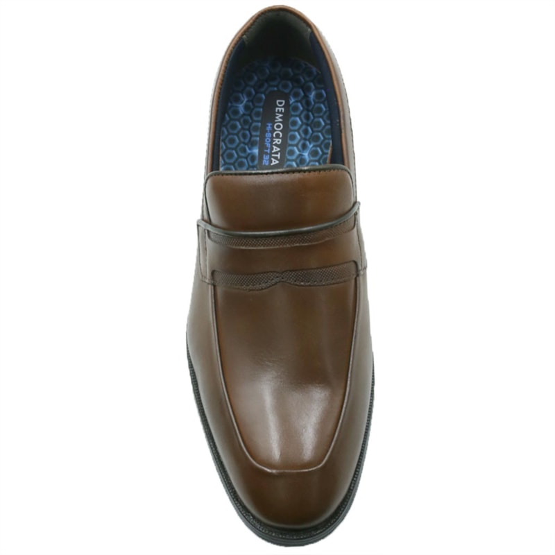 MASCULINO SAPATO SOCIAL SEM CADARCO DEMOCRATA  650103 002 TAN