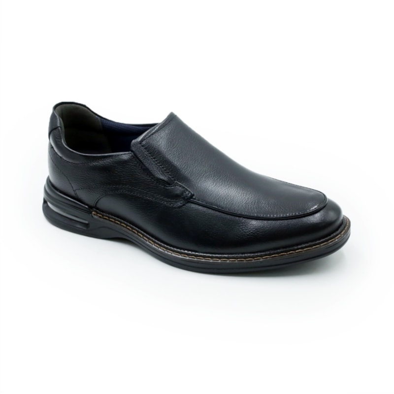 MASCULINO SAPATO SOCIAL SEM CADARCO DEMOCRATA AIR MAGNUM  593102 001 PRETO
