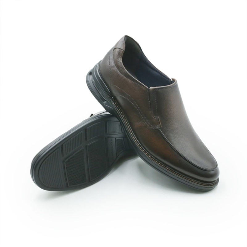 MASCULINO SAPATO SOCIAL SEM CADARCO DEMOCRATA AIR MAGNUM  593102 002 MOGNO