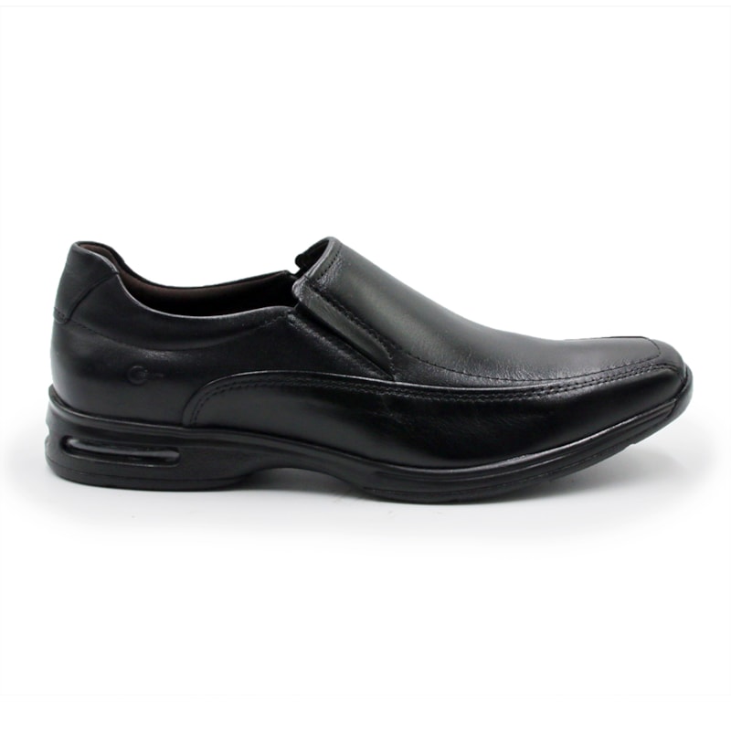 MASCULINO SAPATO SOCIAL SEM CADARCO DEMOCRATA AIR SPOT  448027 003 PRETO