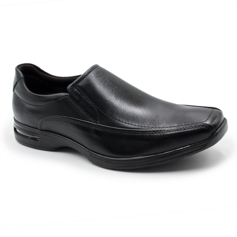 MASCULINO SAPATO SOCIAL SEM CADARCO DEMOCRATA AIR SPOT  448027 003 PRETO