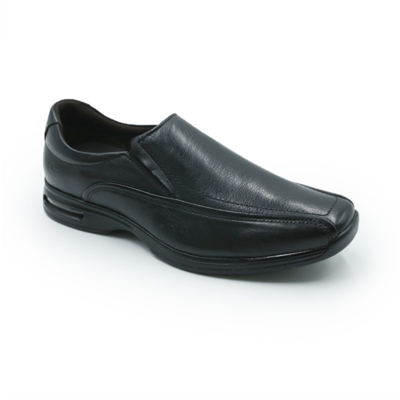 MASCULINO SAPATO SOCIAL SEM CADARCO DEMOCRATA AIR SPOT  448027 003 PRETO
