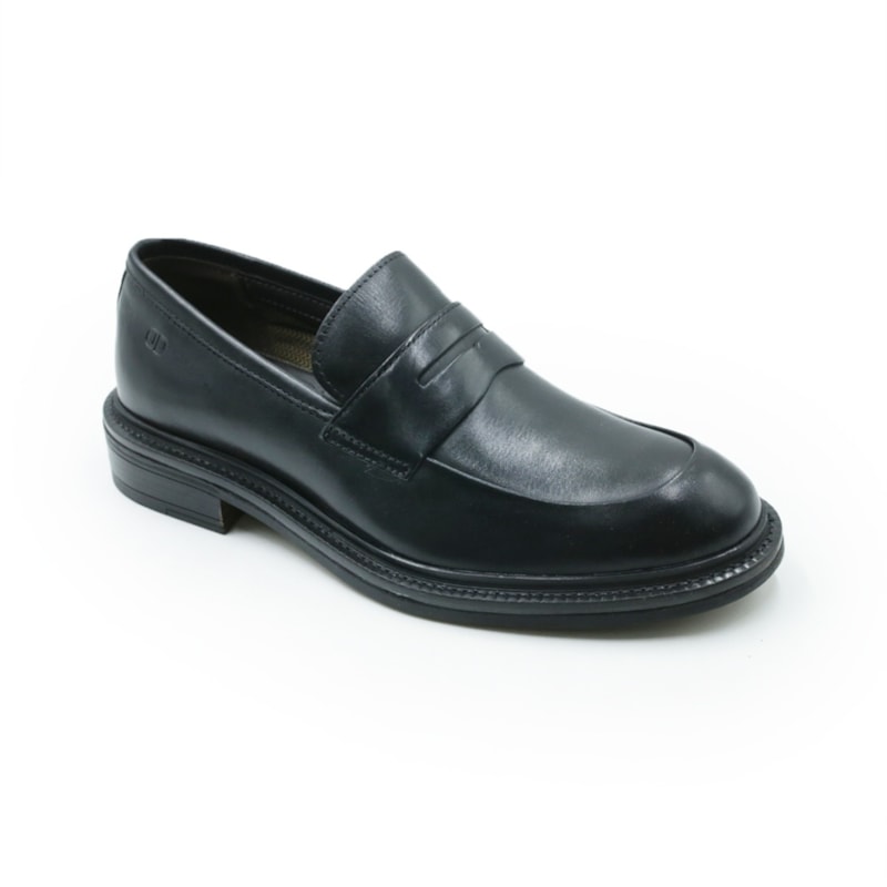 MASCULINO SAPATO SOCIAL SEM CADARCO DEMOCRATA DOHA  597102 001 PRETO