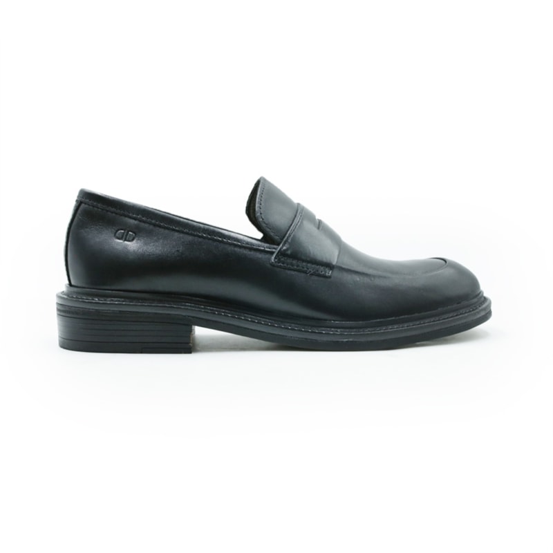 MASCULINO SAPATO SOCIAL SEM CADARCO DEMOCRATA DOHA  597102 001 PRETO