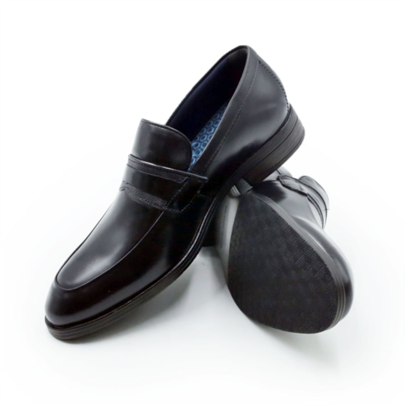 MASCULINO SAPATO SOCIAL SEM CADARCO DEMOCRATA DUKE  650103 001 PRETO