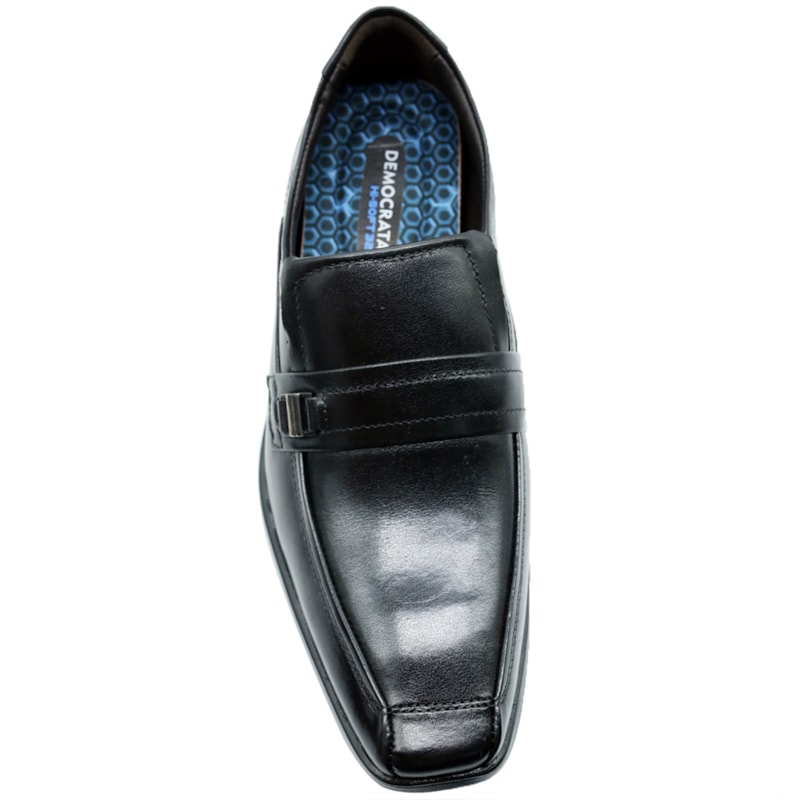 MASCULINO SAPATO SOCIAL SEM CADARCO DEMOCRATA  250102 001 PRETO