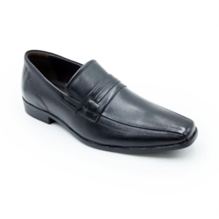 MASCULINO SAPATO SOCIAL SEM CADARCO DEMOCRATA UNIQUE  646102 001 PRETO