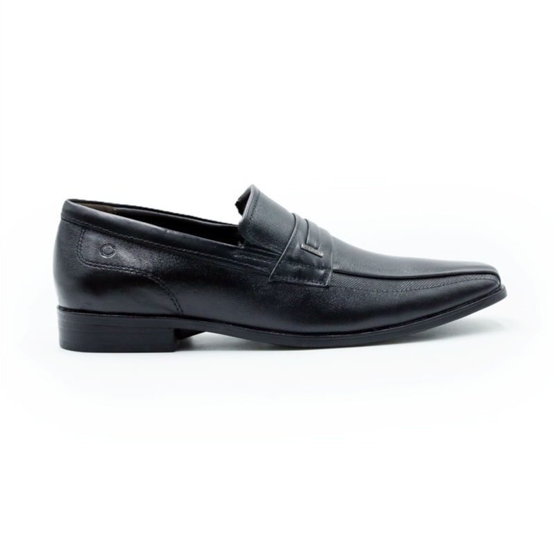 MASCULINO SAPATO SOCIAL SEM CADARCO DEMOCRATA UNIQUE  646102 001 PRETO