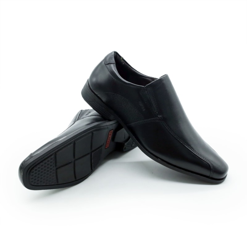 MASCULINO SAPATO SOCIAL SEM CADARCO FERRACINI 4461 G ALPINA PRETO