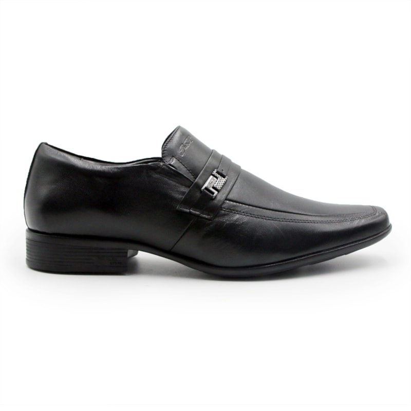 MASCULINO SAPATO SOCIAL SEM CADARCO JOTA PE 45022 SOFT PRETO