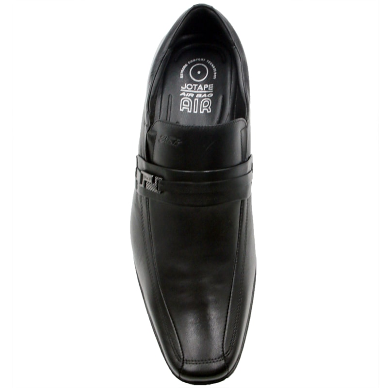 MASCULINO SAPATO SOCIAL SEM CADARCO JOTA PE 45022 SOFT PRETO