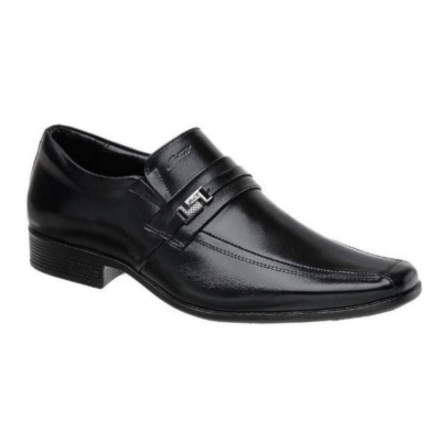 MASCULINO SAPATO SOCIAL SEM CADARCO JOTA PE 45022 SOFT PRETO