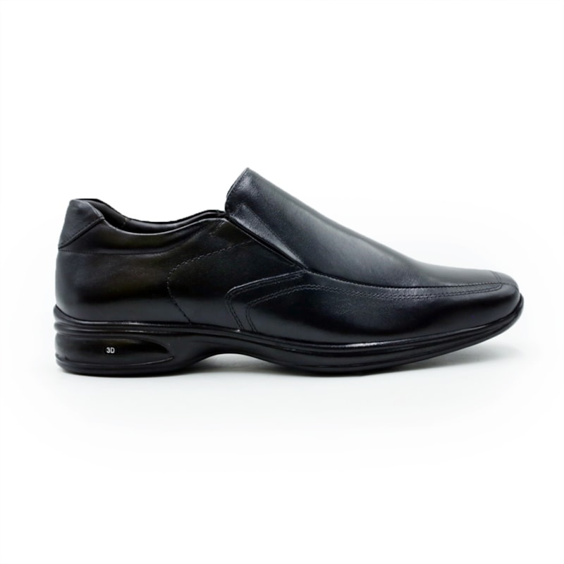 MASCULINO SAPATO SOCIAL SEM CADARCO JOTA PE 71455 SOFT PRETO