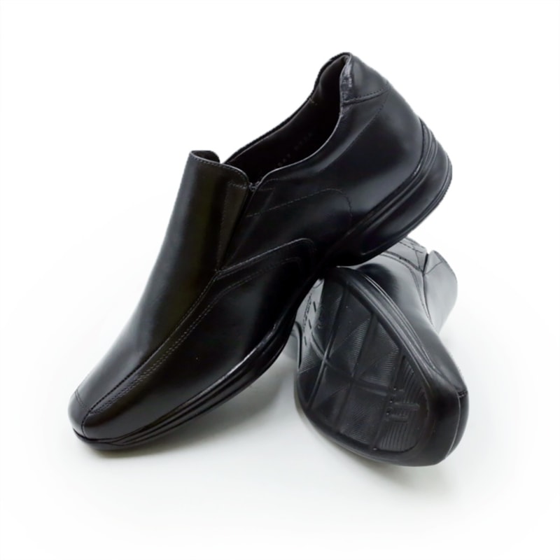 MASCULINO SAPATO SOCIAL SEM CADARCO JOTA PE 71455 SOFT PRETO