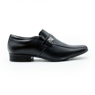 MASCULINO SAPATO SOCIAL SEM CADARCO JOTA PE  77504 PRETO