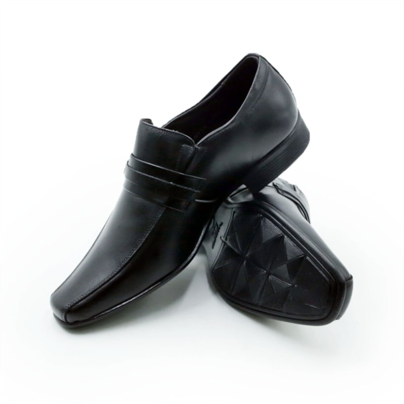 MASCULINO SAPATO SOCIAL SEM CADARCO JOTA PE  77504 PRETO