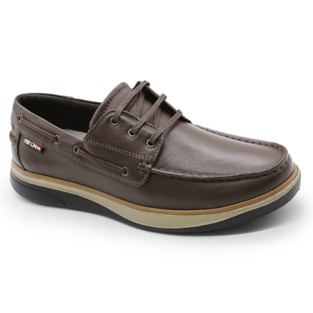 Mocassim Ferracini San Marino Masculino Tabaco - 281752 - Anita Shoes