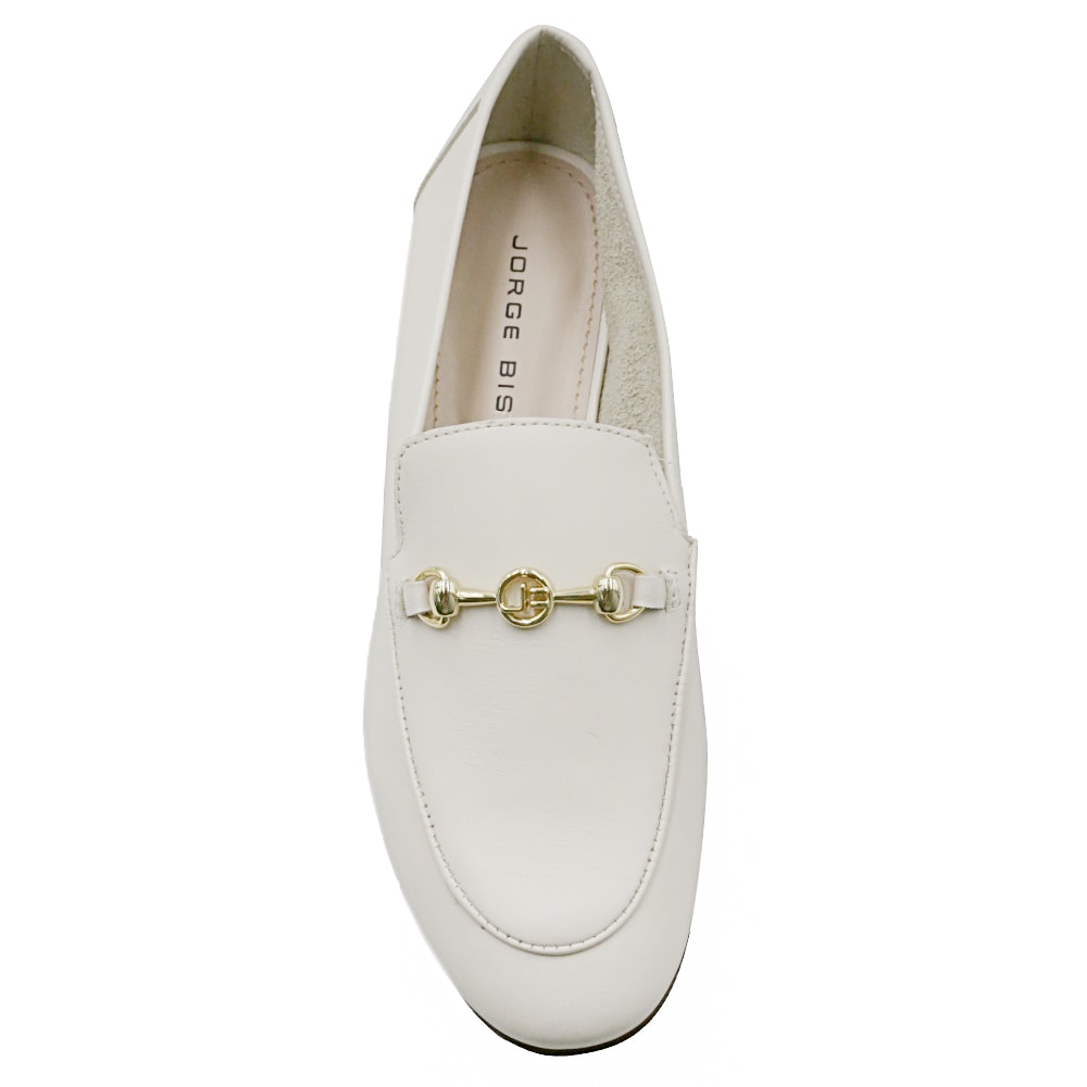 Mocassim Jorge Bischoff Off White - 272230 - Anita Shoes